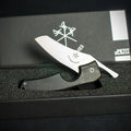 Les Fines Lames Le Petit Cigar Cutter & Knife - Classic Macassar Ebony