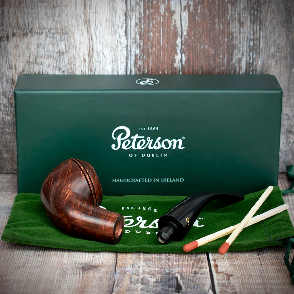 Peterson of Dublin Aran Briar Smoking Pipe - Shape No.999