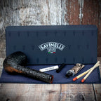 Savinelli Morellina Rustic Black 802R - 6mm Briar Pipe