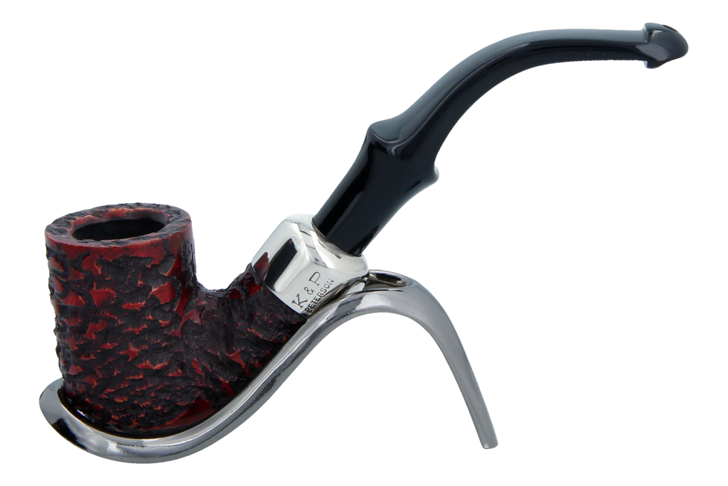 Peterson of Dublin System Rustic Briar Smoking Pipe - Shape No.313
