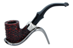 Peterson of Dublin System Rustic Briar Smoking Pipe - Shape No.313