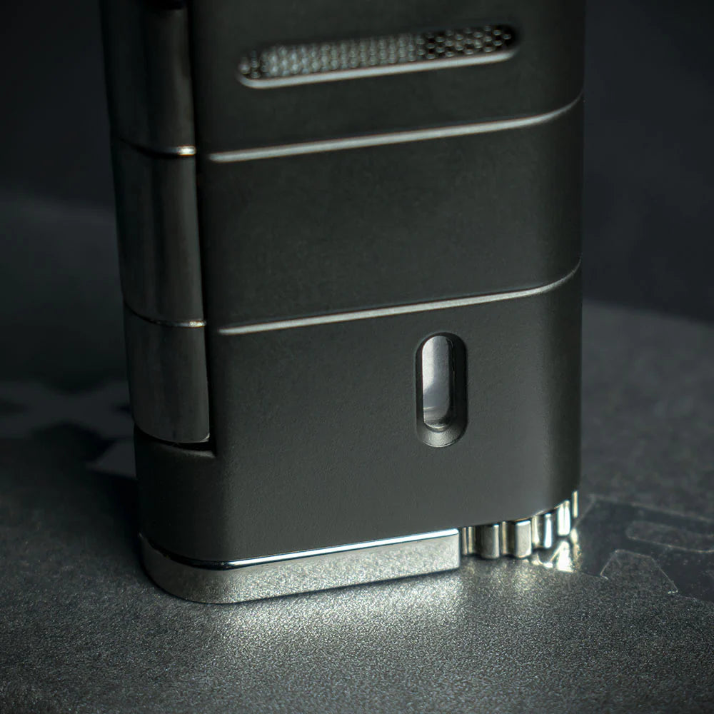 Xikar Allume Single Jet Cigar Lighter - Black