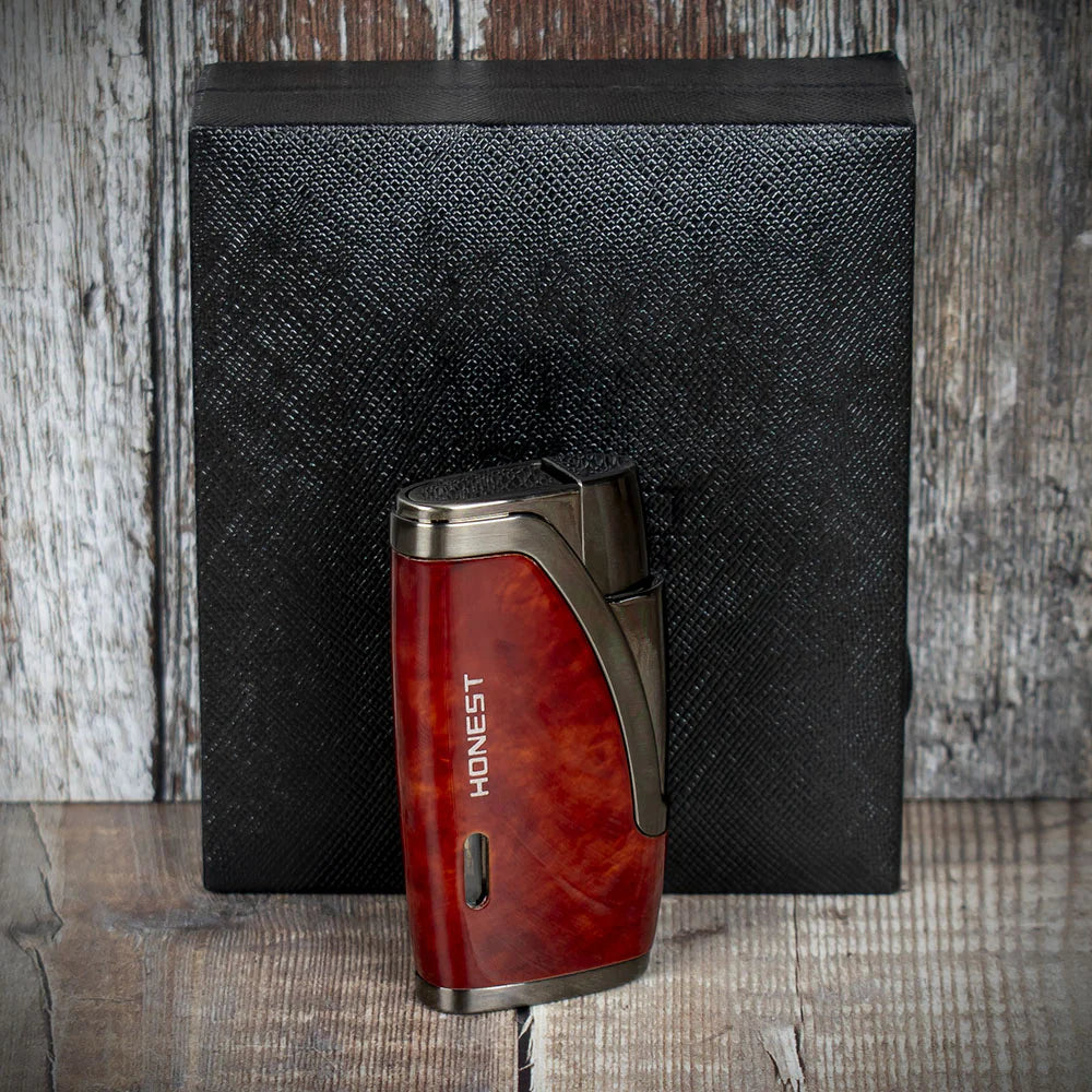 Honest Neath Cigar Lighter - Burlwood