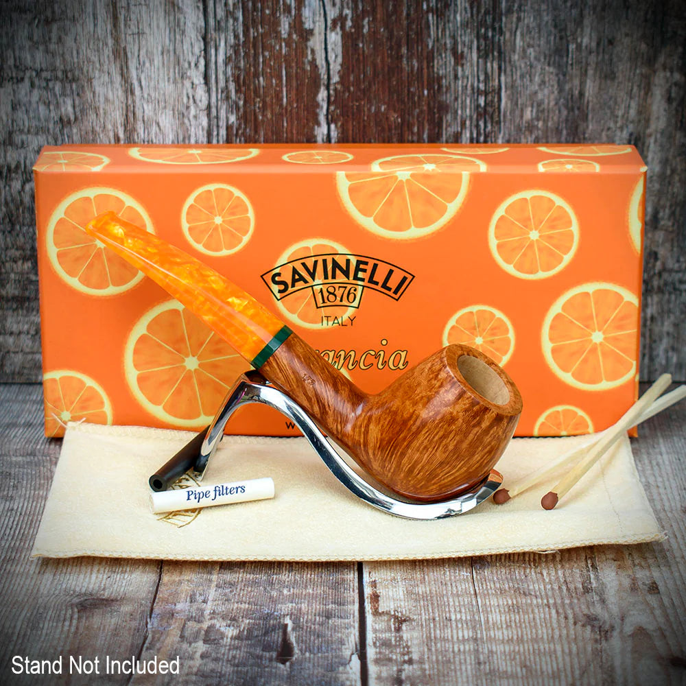 Savinelli Arancia Smooth Brown 173 - 6mm Briar Pipe