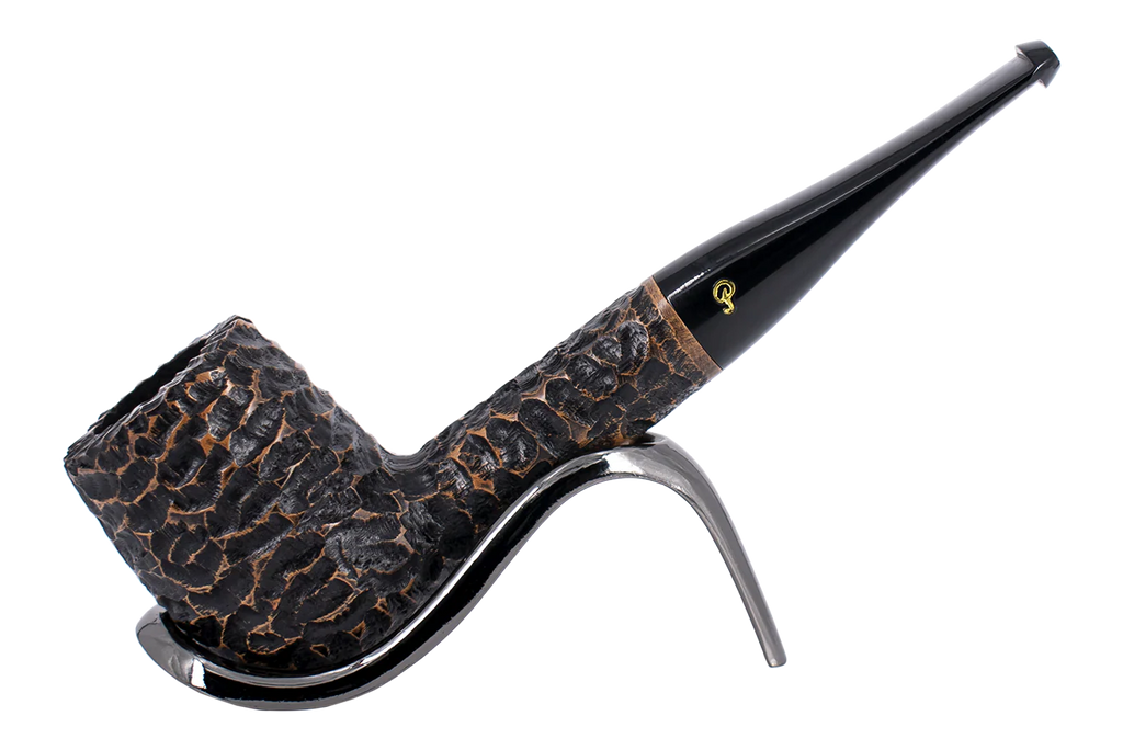 Peterson of Dublin Aran Rusticated Briar Smoking Pipe - Shape No.106