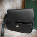 Peterson Two Pipe Combination Pouch - Zipped Black (POU-133)