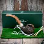 Peterson of Dublin Derry Rusticated Briar Smoking Pipe - Shape 03 - 9mm