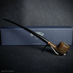 Savinelli Brownblast Churchwarden Briar Pipe - 901 6mm