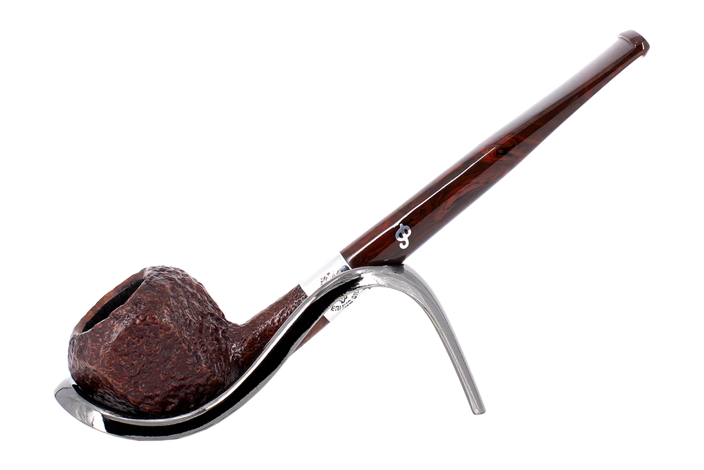 Sandblasted Peterson of Dublin Irish Harp Smoking Pipe - Shape 3085