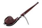 Sandblasted Peterson of Dublin Irish Harp Smoking Pipe - Shape 3085