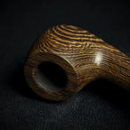Smoke-King 9mm Brown Wenge Wood Budget Pipe - Bent