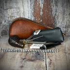 Smoke-King Pipe Smoker's Starter Kit - Brown Leather Pouch