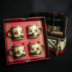 Arturo Fuente 4 Espresso Mug Set + Short Story Cigar