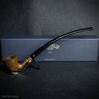Savinelli Brownblast Churchwarden Briar Pipe - 921 6mm