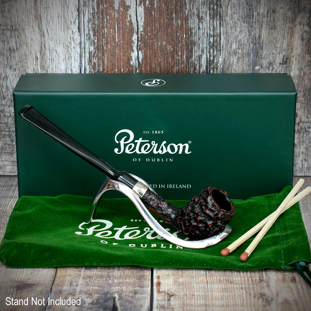 Peterson of Dublin Speciality Belgique Rustic Briar Smoking Pipe