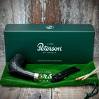 Peterson of Dublin Cara Sandblasted Briar Smoking Pipe - Shape 268
