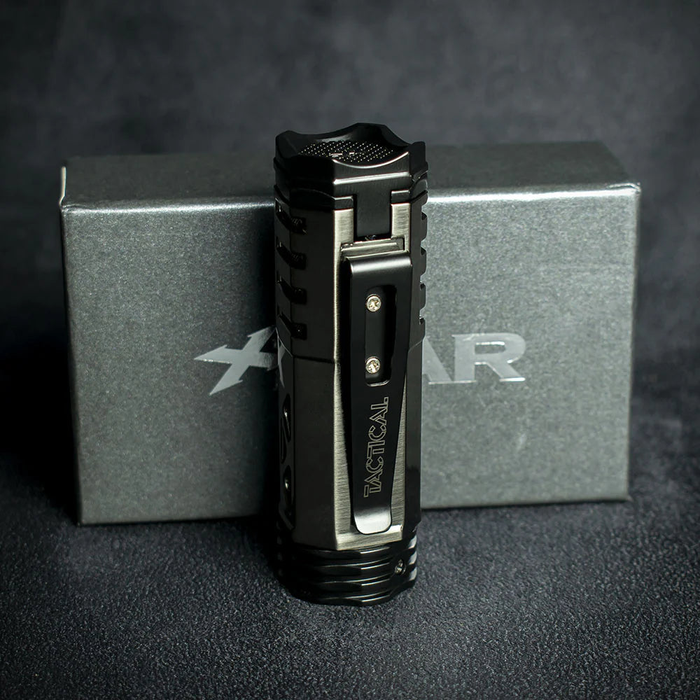 Xikar Tactical 1 Single Jet Flame Cigar Lighter -Gunmetal/ Black  551 GMBK