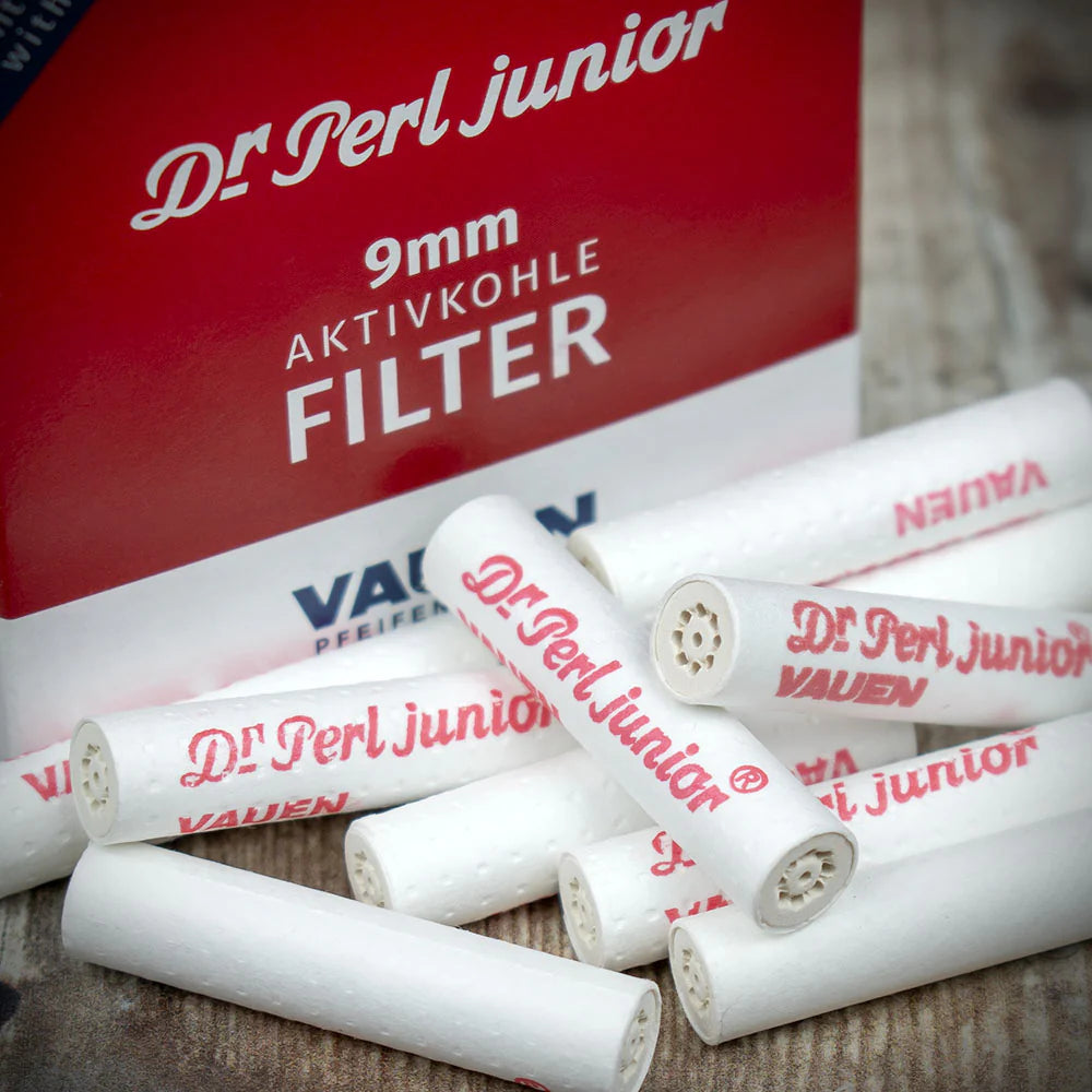Vauen 9mm Dr Perl Junior Pipe Filters Box of 40