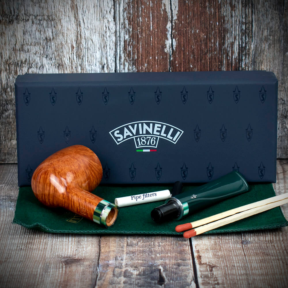 Savinelli Foresta Smooth Natural 106 - 6mm Briar Pipe