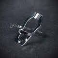 Polished Chrome Folding Pipe Stand