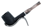 Savinelli Morellina Rustic Black 114R - 6mm Briar Pipe