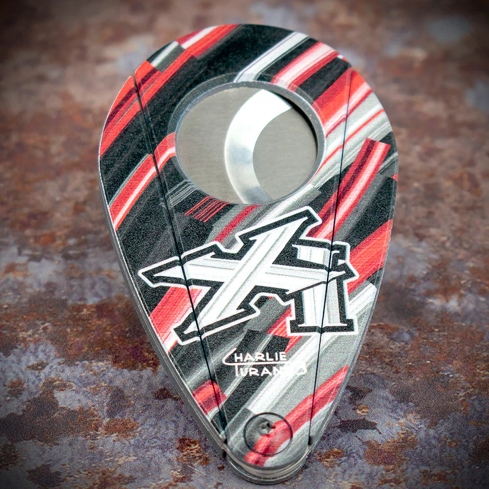 Xikar Xi-2 Nightlife Red 201NLR Double Blade Guillotine Cigar Cutter