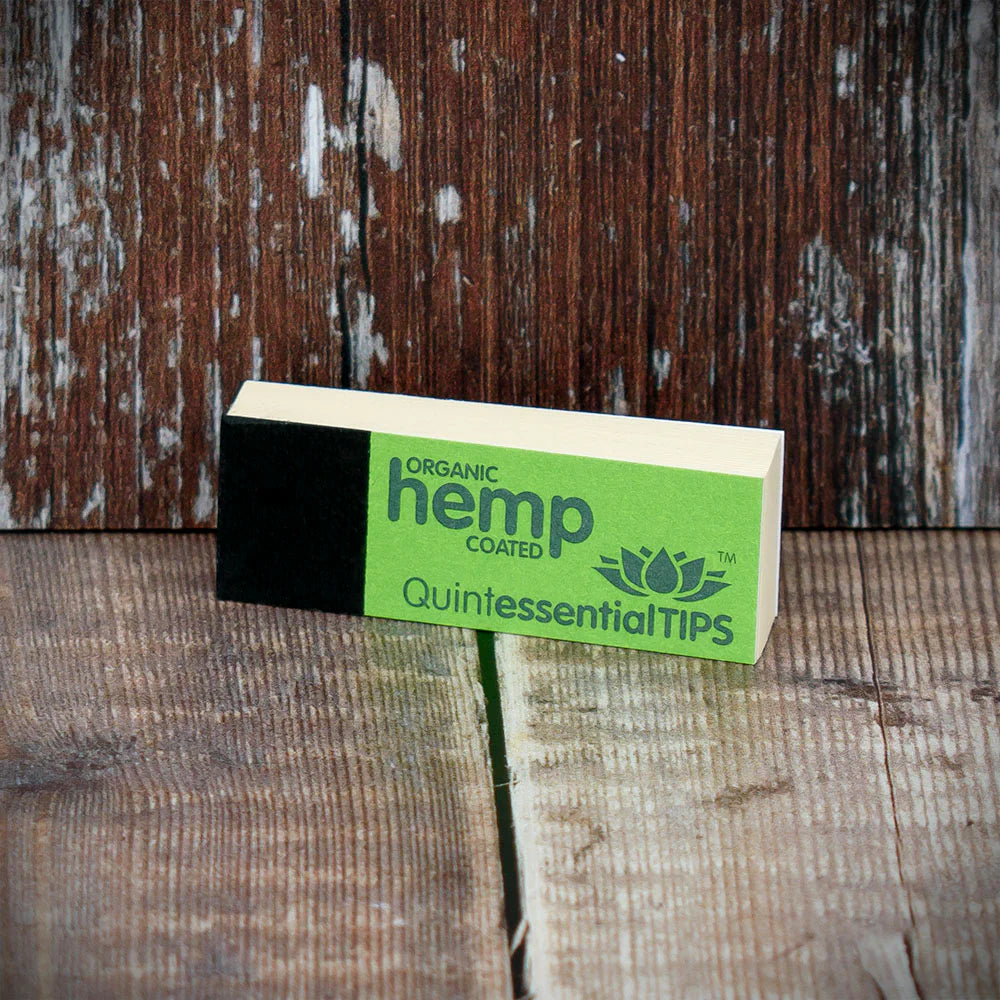Quintessential Organic Hemp Coated Smoking Tips - 50 Pack