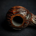 Jean Claude 9mm Filter Dark Rustic Briar Smoking Pipe - Shape 54