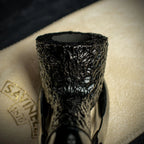 Savinelli Mini -  Black Rusticated Briar Smoking Pipe - Shape 409 (6mm)