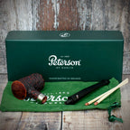 Peterson of Dublin Speciality Tankard Rustic Briar Smoking Pipe
