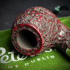 Peterson of Dublin System Rustic Briar Smoking Pipe - Shape No.B42