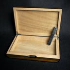 Walnut Finish Humidor - 10 Cigar Capacity