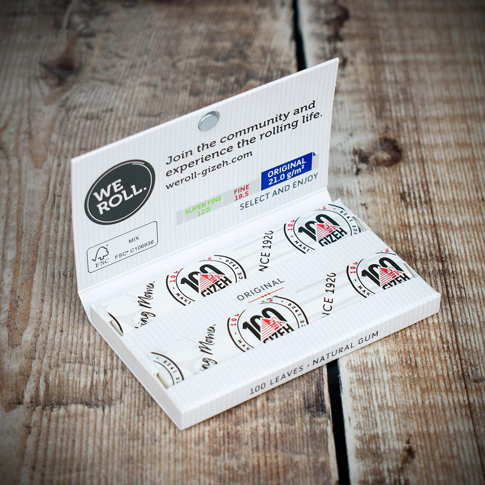 Gizeh Original 100 Rolling Papers (Blue)