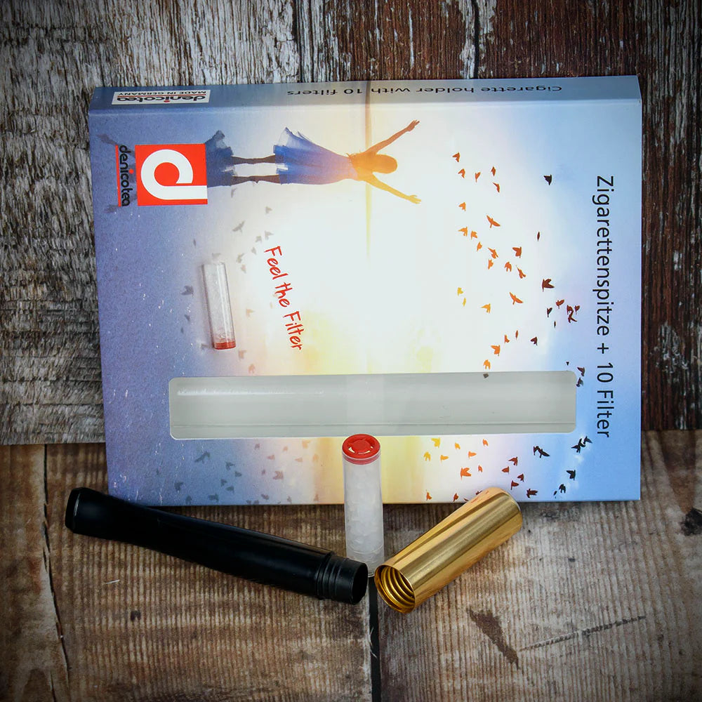 Denicotea Cigarette Holder - Gold 252