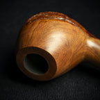 Jean Claude 9mm Filter Rustic Wave Briar Smoking Pipe - Shape 50