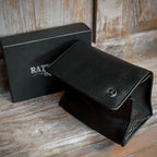 Rattray's Black Knight Leather Pipe Tobacco Pouch -  Small Stand Up 2
