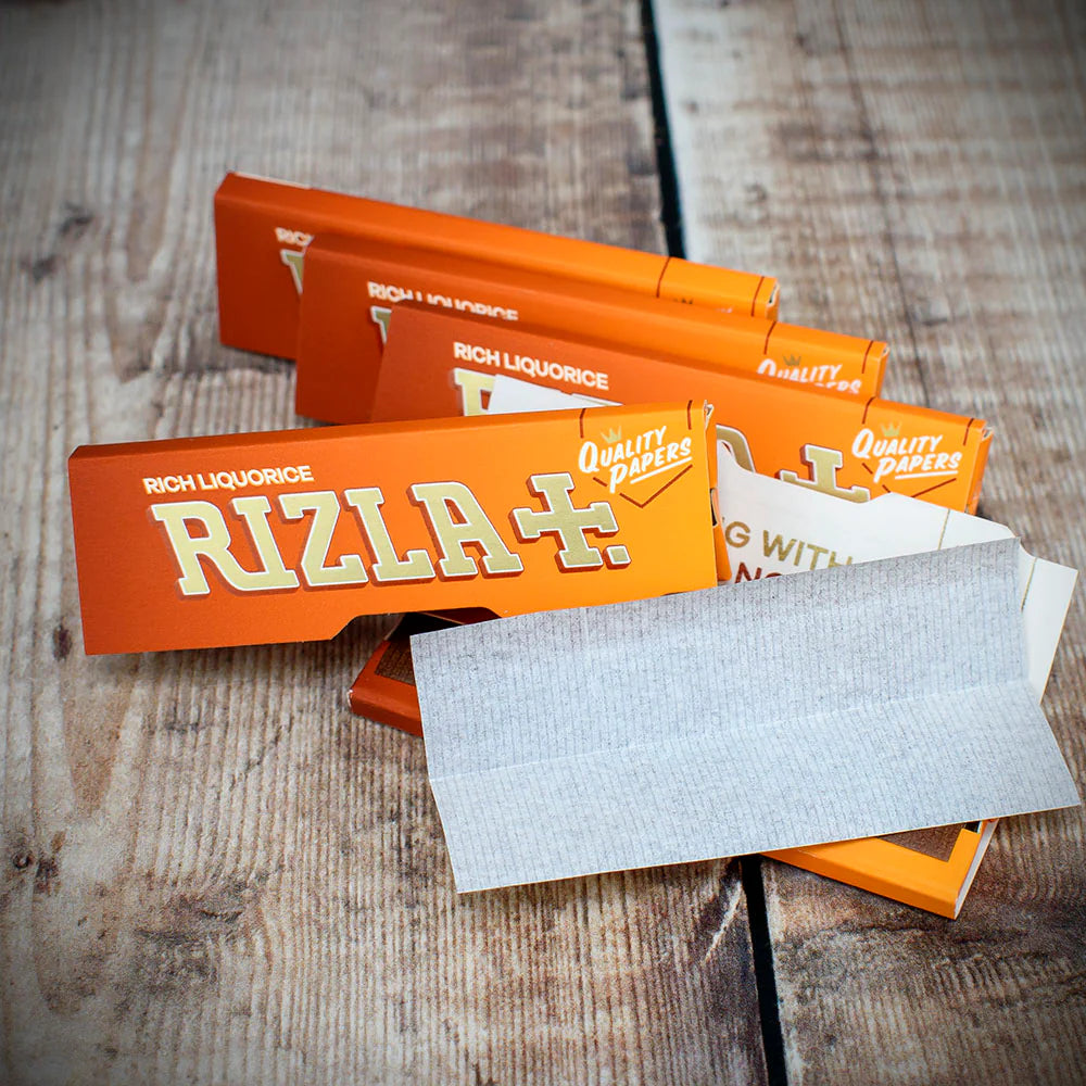 Rizla Regular Liquorice Rolling Papers - Bundle of 5