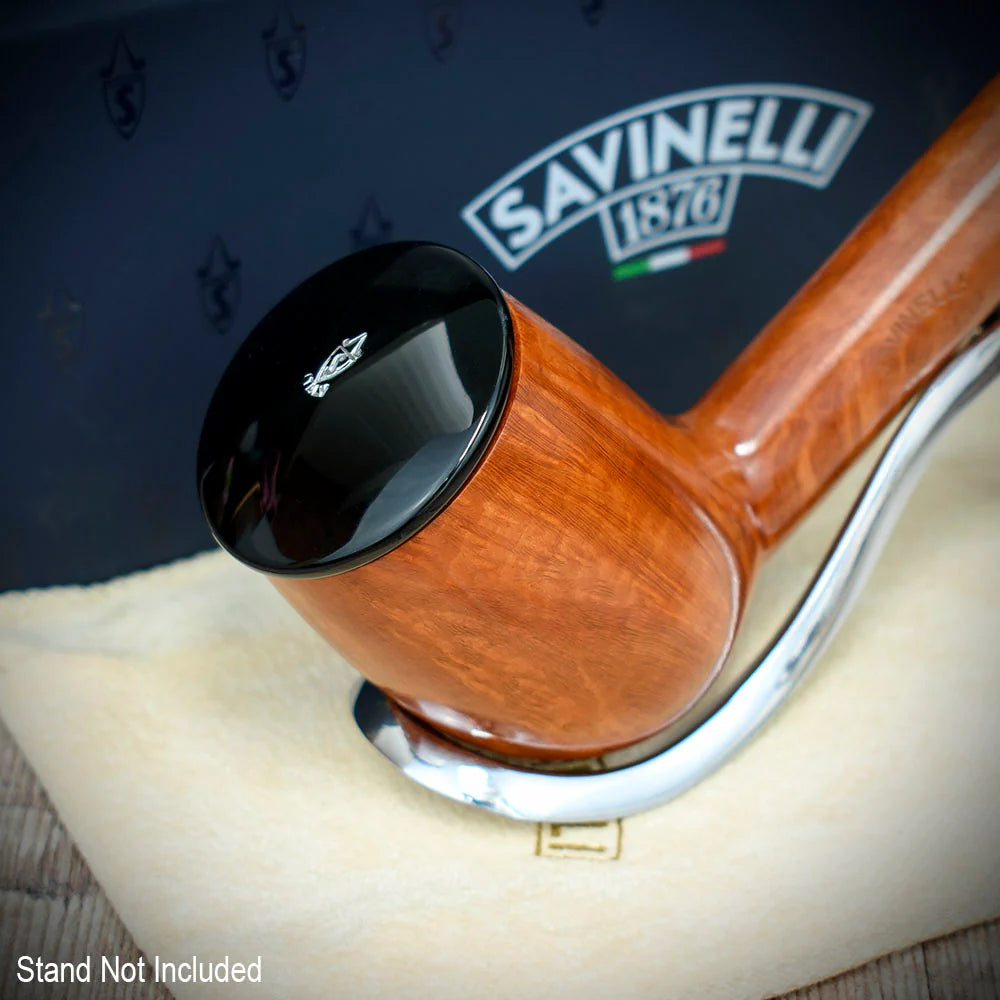 Savinelli Monsieur Smooth Briar Pipe - Shape No. 703KS (9mm)