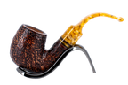 Savinelli Miele Rusticata Brownblast 614 - 6mm Briar Pipe