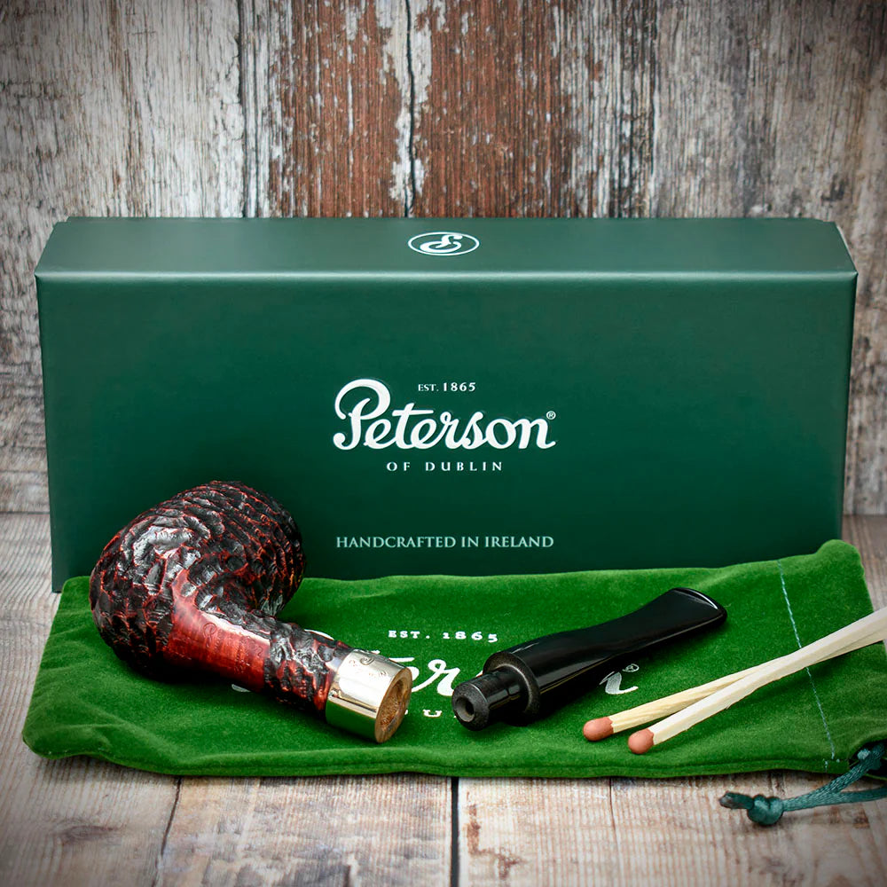 Peterson of Dublin Donegal Rocky Briar Smoking Pipe - Shape No.X105