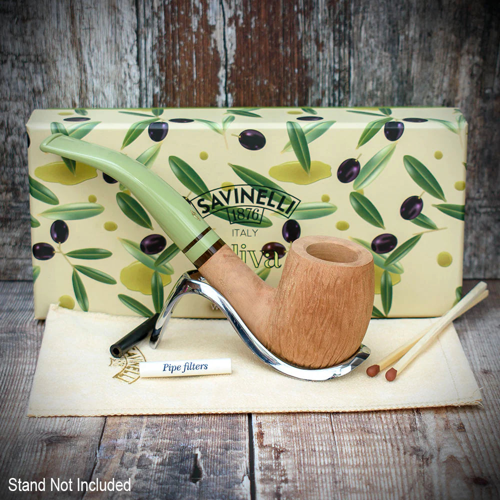 Savinelli Oliva Natural Rustic 606 - 6mm Pipe
