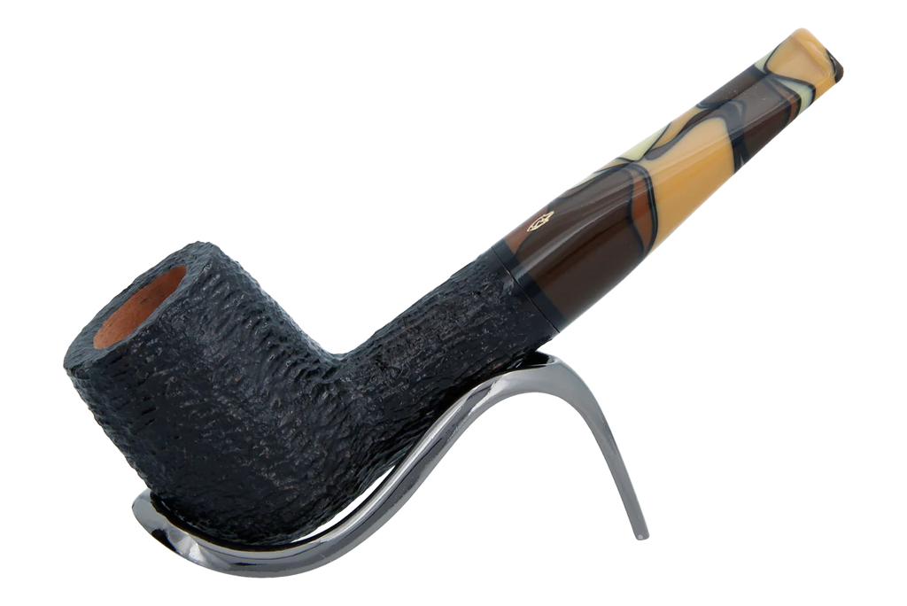 Savinelli Paloma Rustic Black 101 - 6mm Briar Pipe
