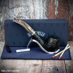 Savinelli Morellina Rustic Black 636R - 6mm Briar Pipe