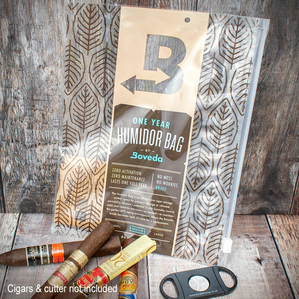 Boveda One Year Humidor Bag For Cigars - Medium