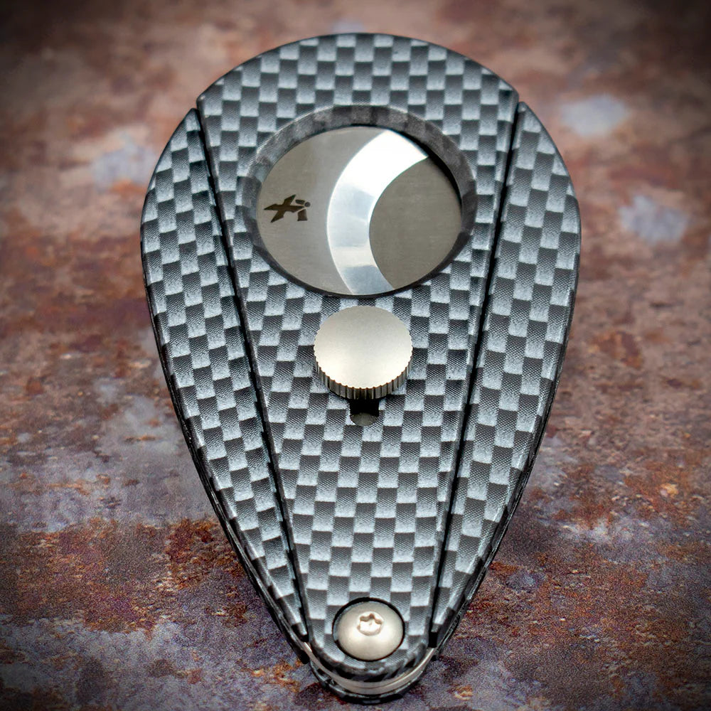 Xikar Xi-2 Carbon Fibre Wrap 200CF Double Blade Guillotine Cigar Cutter