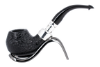 Peterson of Dublin System Spigot Sandblasted Briar Pipe - Shape 303