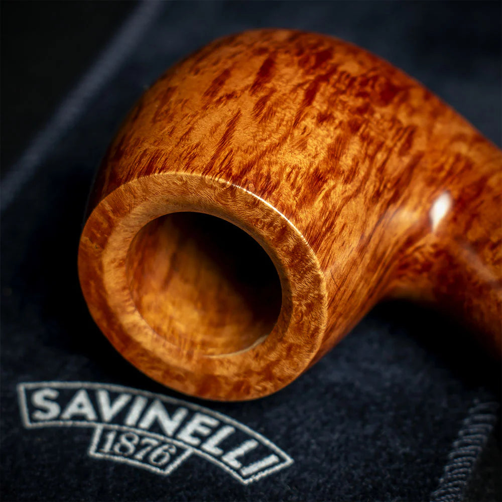 Savinelli Whiskey Natural Smooth 616KS - 6mm Briar Pipe