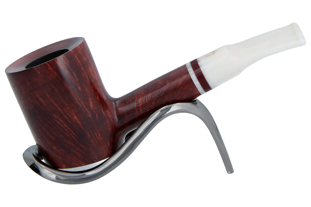 Savinelli Avorio Smooth Burgundy 311 - 6mm Briar Pipe