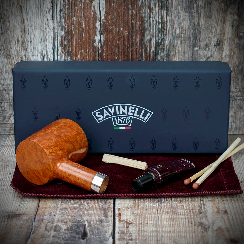 Savinelli Bacco Smooth Natural 311 - 6mm Briar Pipe