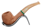 Savinelli Bamboo Rusticated Natural 626 - 6mm Briar Pipe